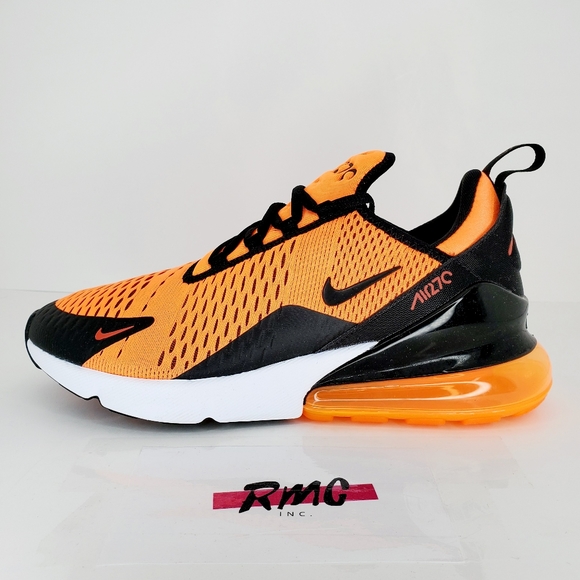 nike air max 270 orange black nike air max 270 orange black